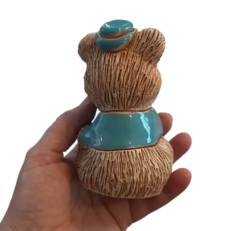 Bear In Sweater And Hat Cold