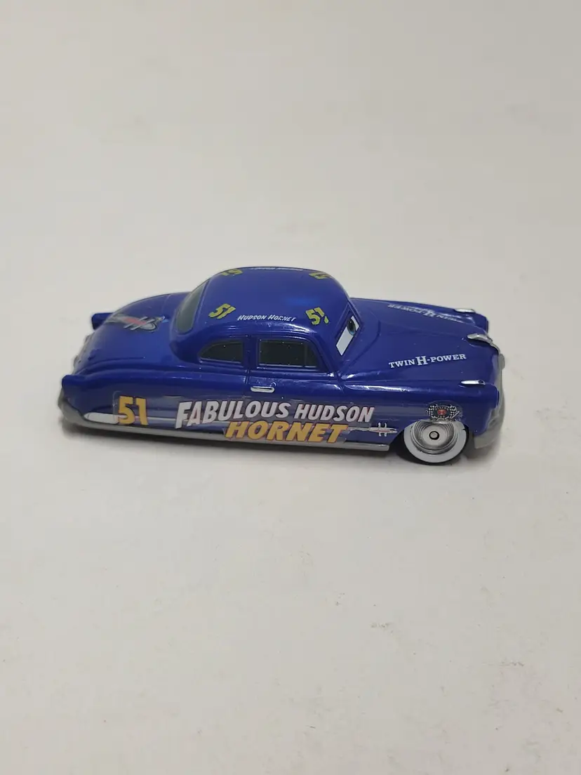 Disney Cars Lenticular Eyes Fabulous Hudson Hornet Vehicle