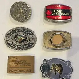 Belt Buckles Lot Of 6 MAC Tools