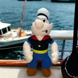 Popeye The Sailor Man Plush Doll Play by Play 1992 Stuffed Toy 13” King Feature