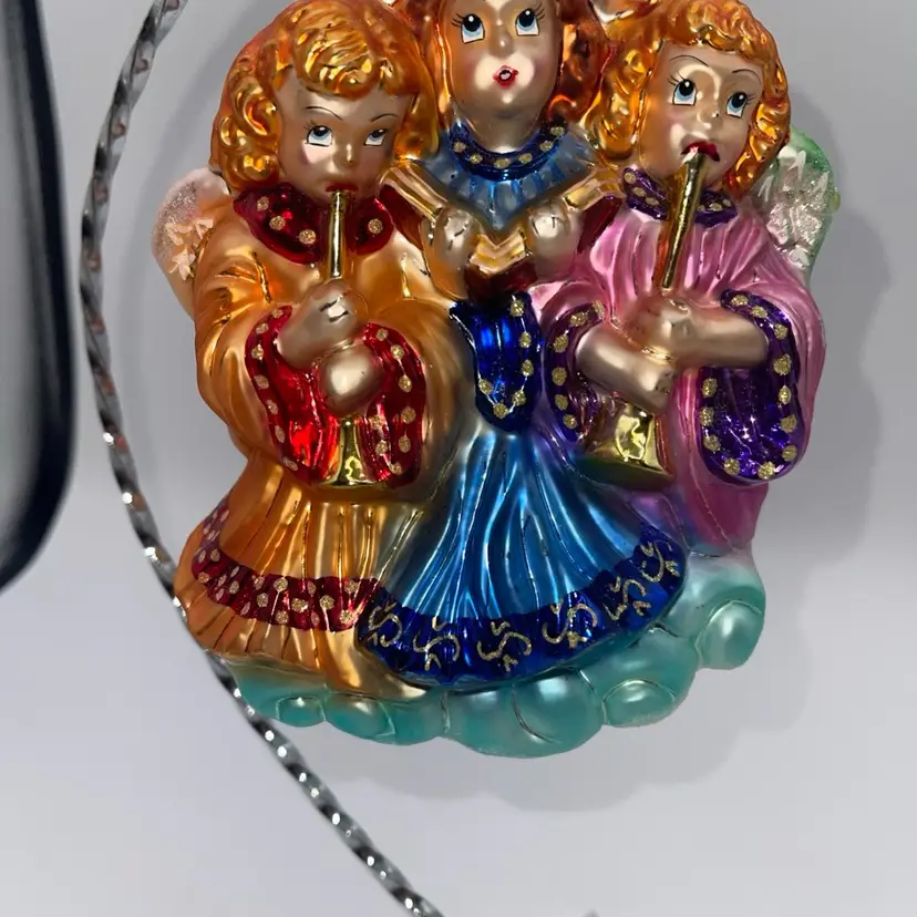 07-Christopher Radko Hark! The Herald Angels Sing" 1999  #99-217-0 ORNAMENT 6”