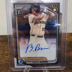 Blake Burke Bowman Chrome auto