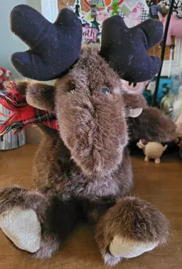 Vintage Gemmy Dancing Moose Sings "Sleigh Bells" c. 1998 - As Is