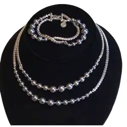 Napier Faux Pearl Necklace & Bracelet