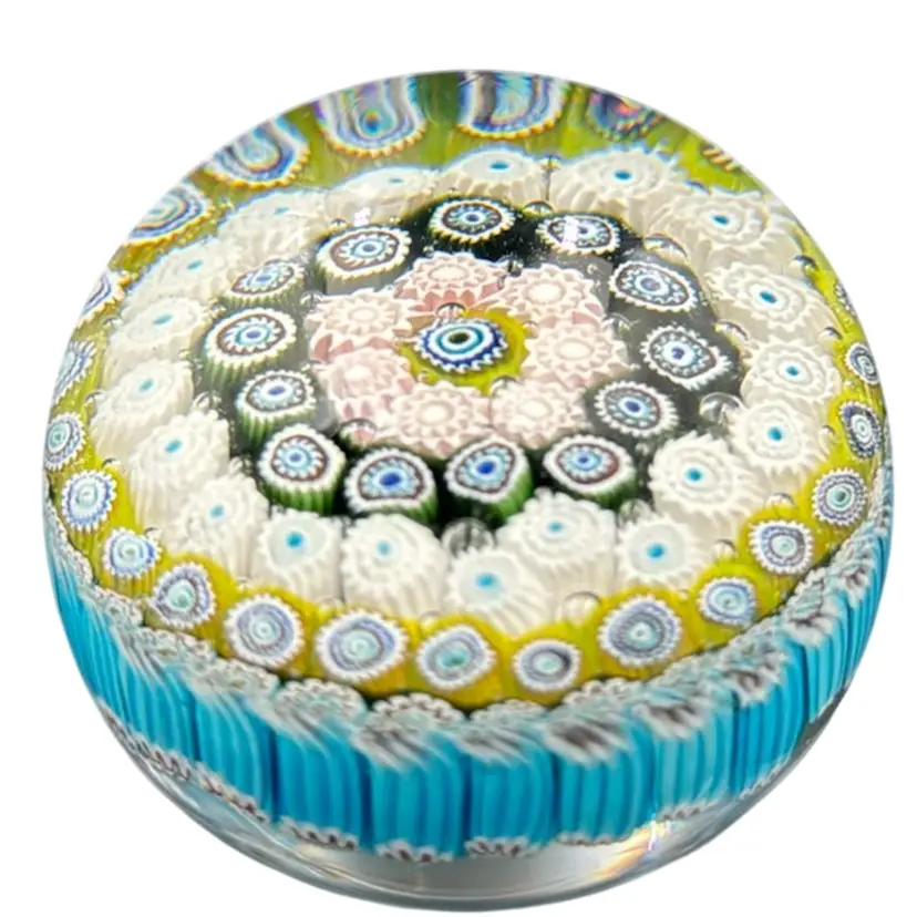 #01 Italian Milliefiori Paperweight