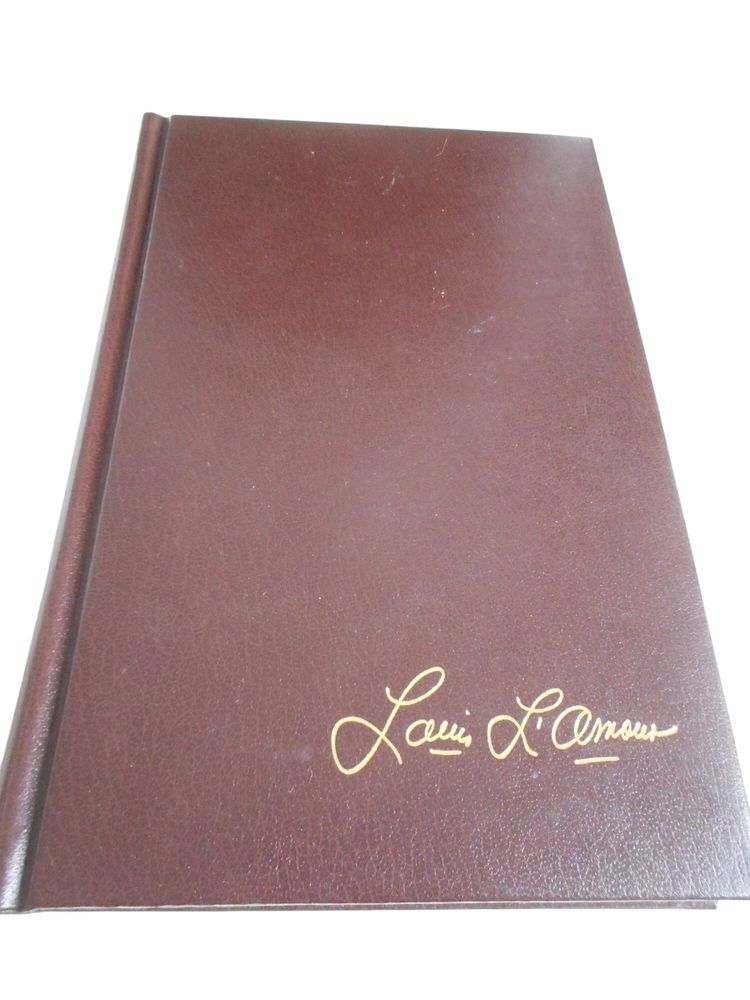 Louis L'Amour Down the Long Hills Bantam Leatherette Hardcover Western Book Lamour