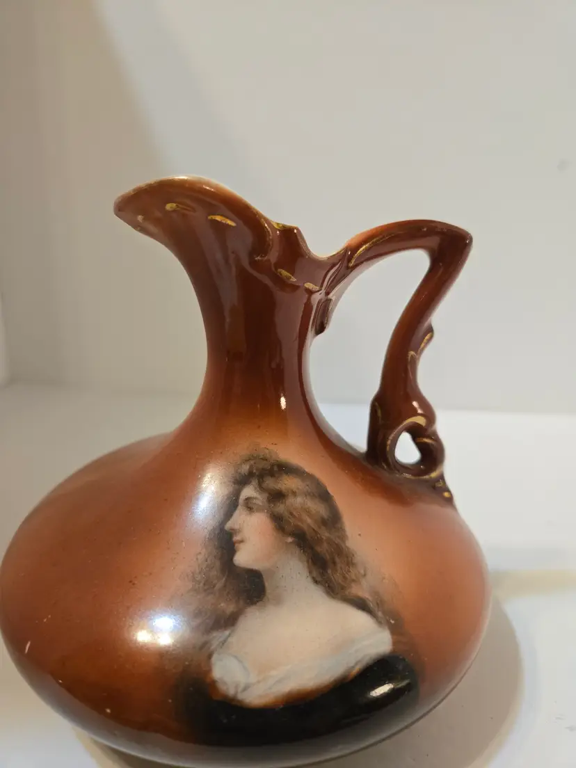 Vintage Austrian Squatty Bud Vase
