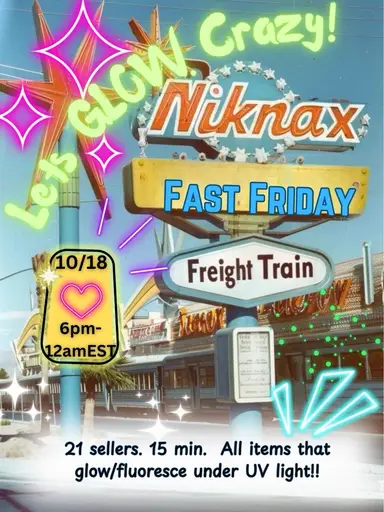 Fast Friday Freight Train — Let’s Glow Crazy! w Keenly Kristin