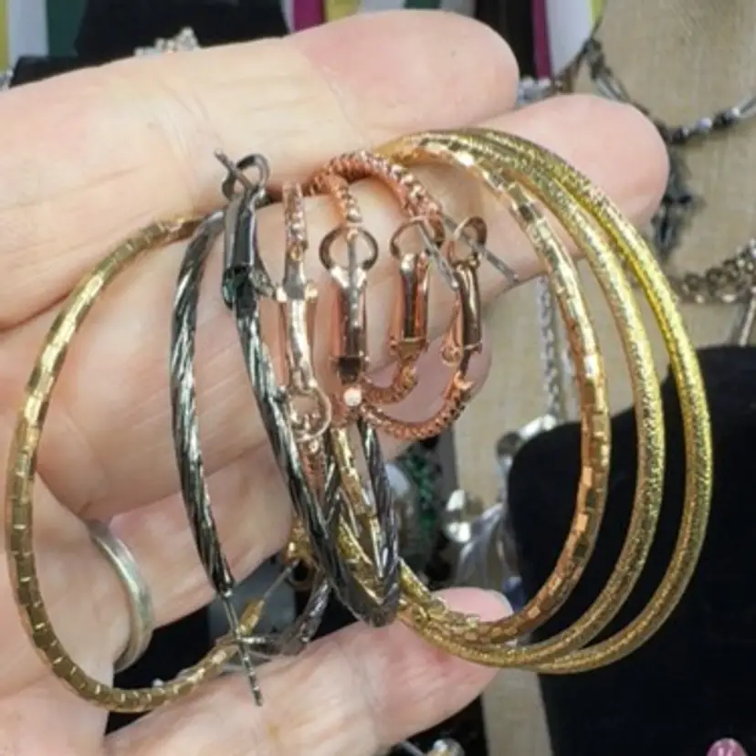 5 Pairs Hoop Earring