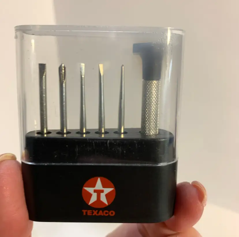 Vintage Texaco Screwdriver Kit