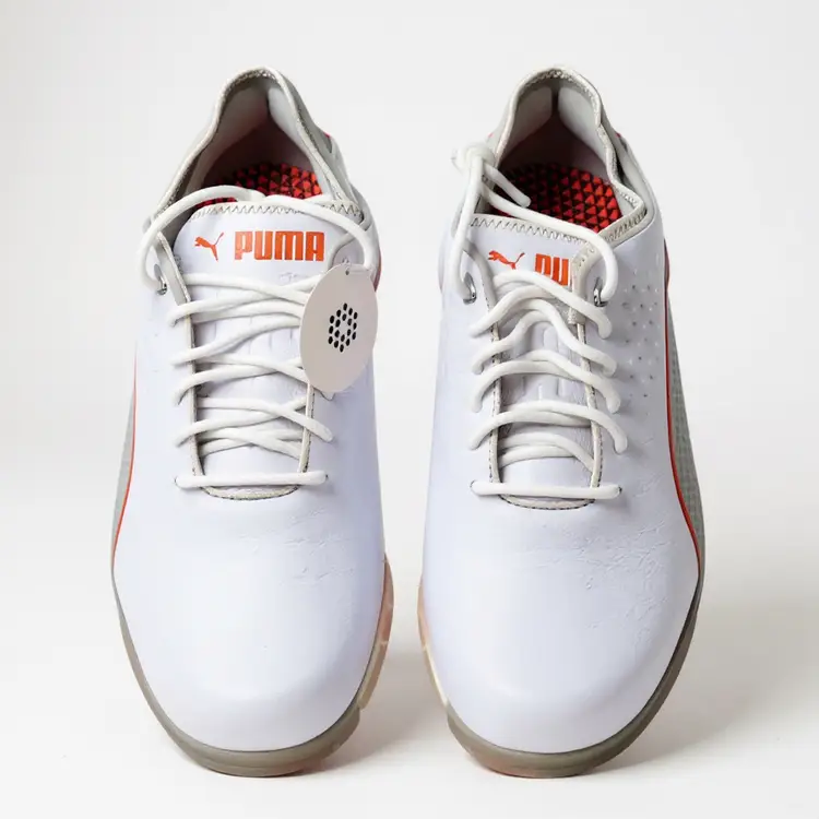 PUMA PROADAPT Delta Golf Shoes - Puma White/Gray/Orange