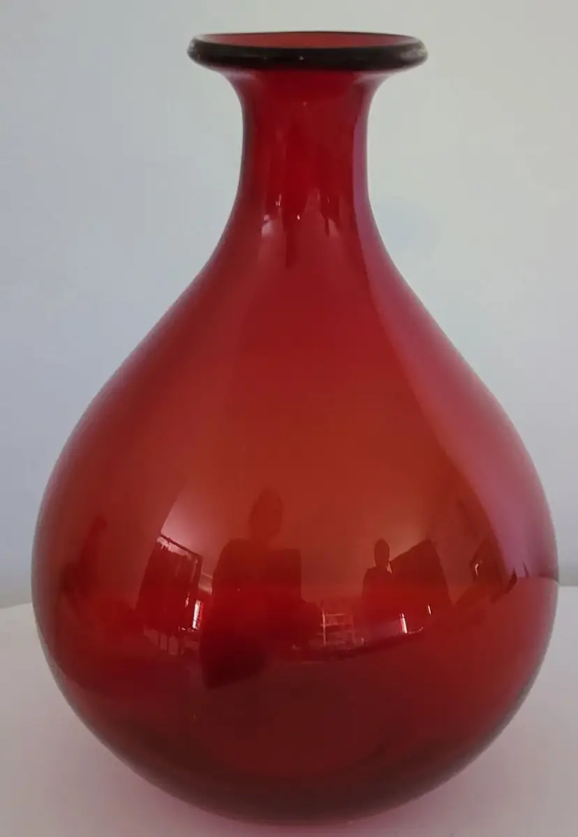 Ruby Red Vase