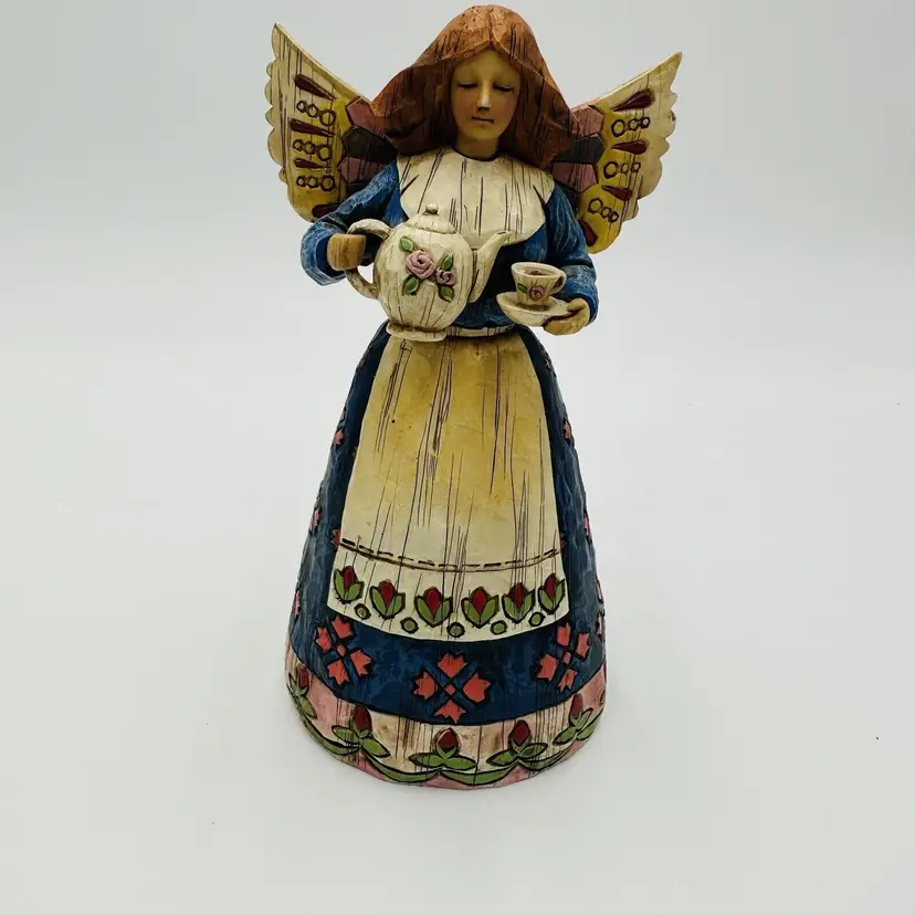 Jim Shore Angel Of Hospitality Figurine Enesco Vintage Heartwood Creek 2002