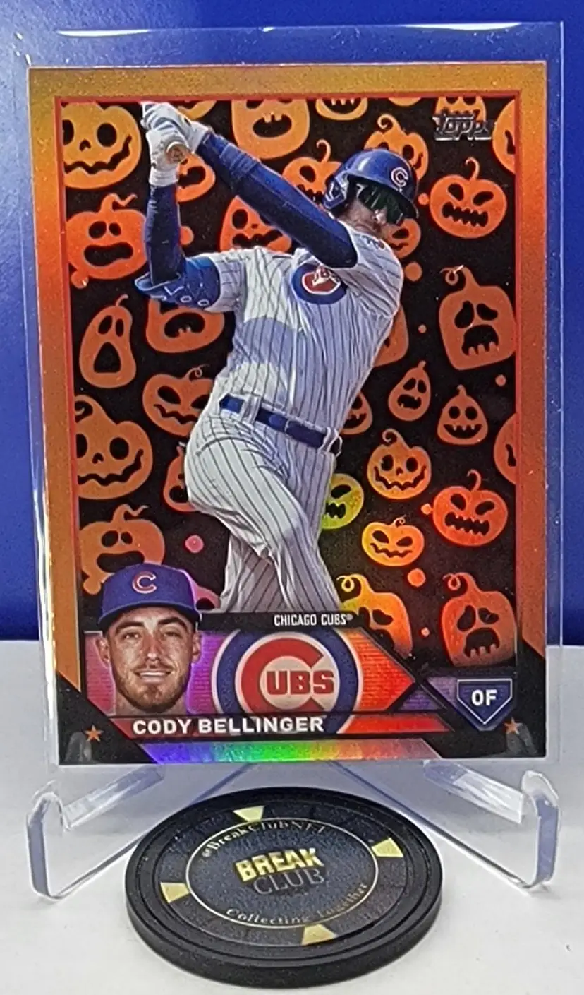 Cody Bellinger 2023 Topps Update Orange Pumpkin Foil  Parallel #US300 Chicago Cubs