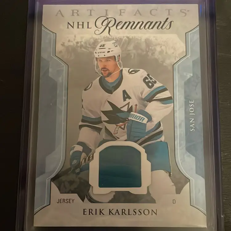 Erik karlsson NHL Remnants Jersey Patch