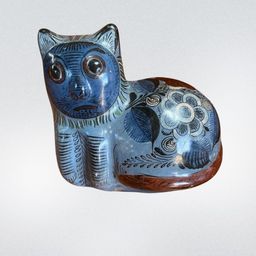 Vintage Blue Tonala Cat