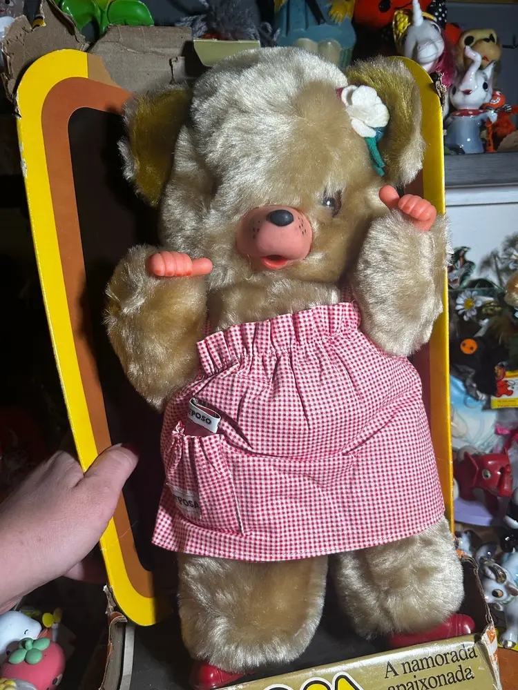 Vintage 1970s Peposa Bear Plush NOS