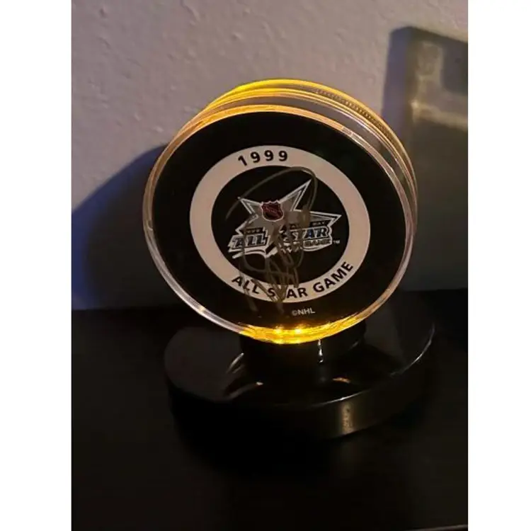 LED Hockey Puck Display Holder