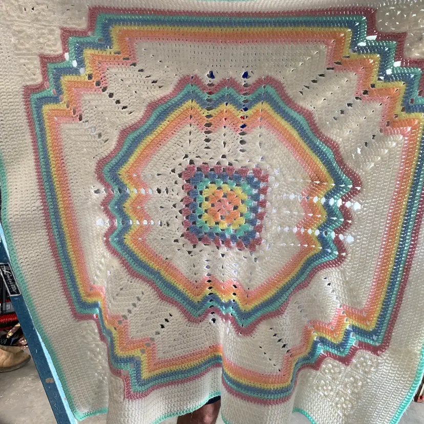 Small Crocheted Baby Blanket