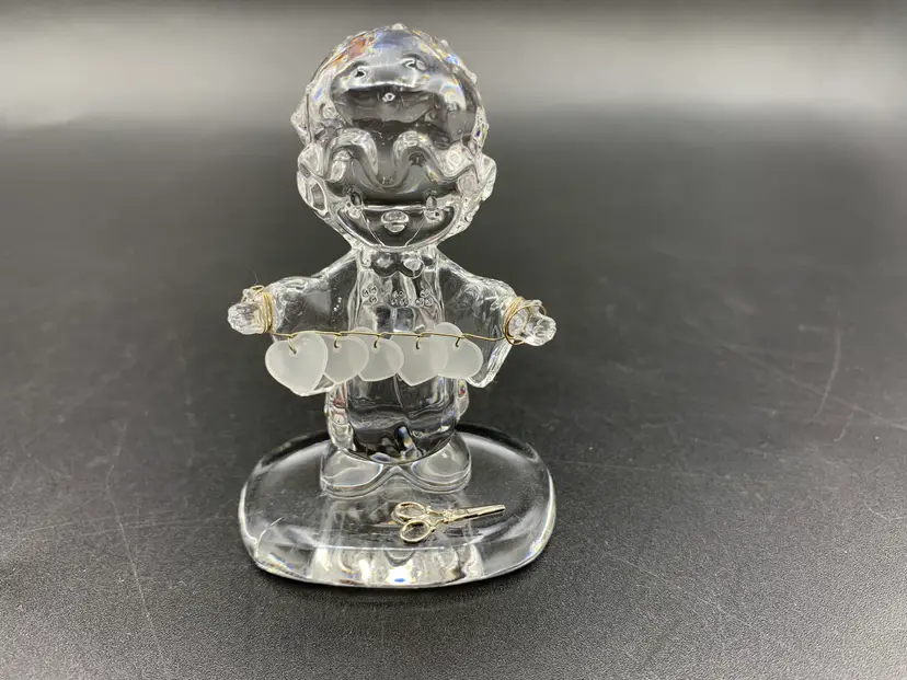 #46 - You Have Touched So Many Hearts 24% Lead Crystal 4" Precious Moments Ensco Figurines Germany Samuel J. Butcher 1990