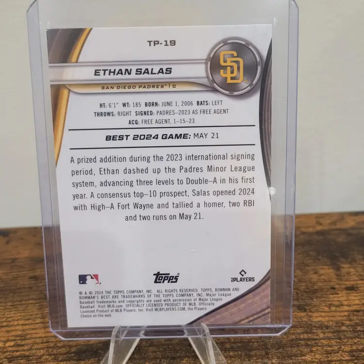 Ethan Salas Bowmans Best /199