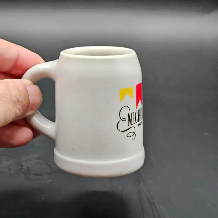 MICHELOB Miniature Stein Mini Beer Mug Bar Decor Vintage Ceramarte Brazil