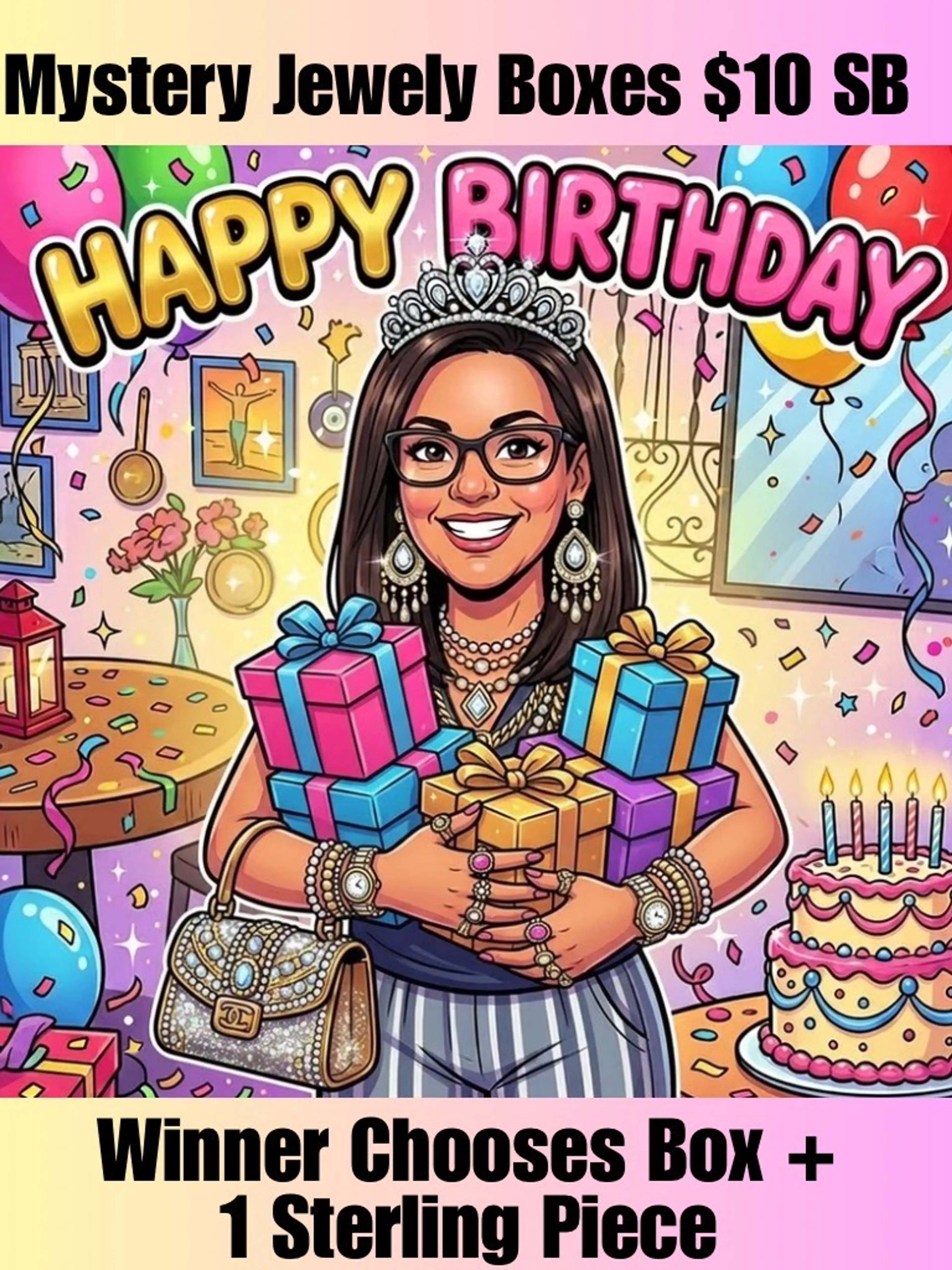 It’s My Birthday!! 🎉 Mystery Jewelry Boxes!! w/Elsie