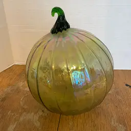 Hand blown Glass Pumpkin