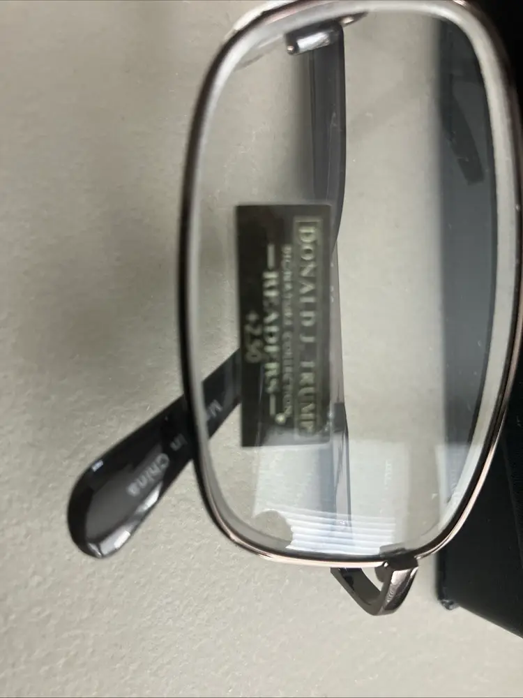 Donald Trump Reader Eyeglasses 2.50+ Signature Collection Bronze Metal Frame
