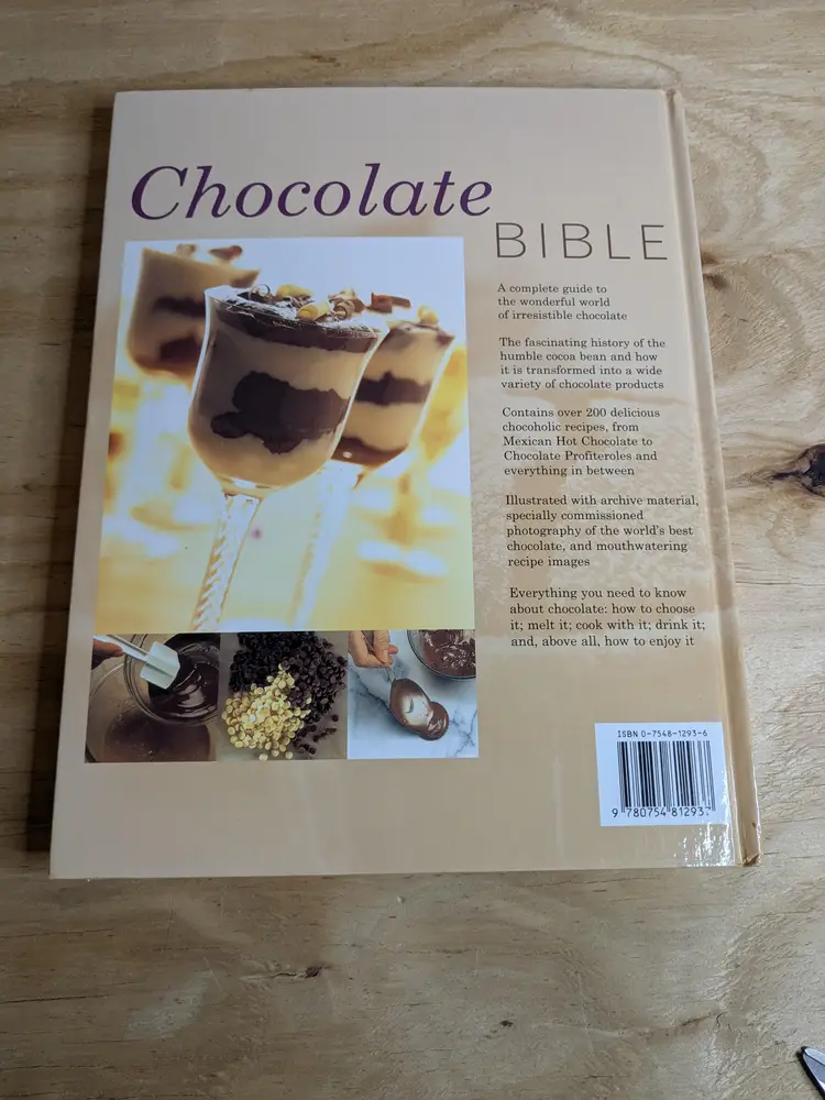 Chocolate Bible Facts And Recipes By Christine McFadden And Christine France