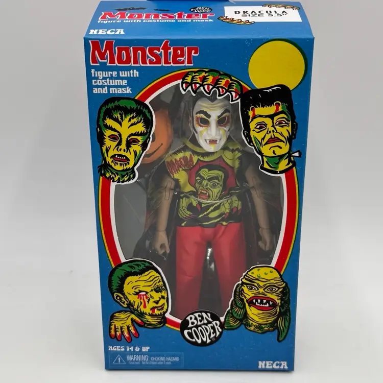 Dracula Neca Ben Cooper 5.5” Clothed Action figure Halloween Costume & Mask