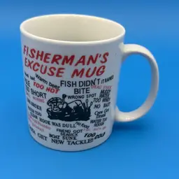 Fisherman's Excuse Mug Funny Fishing Quotes 11oz