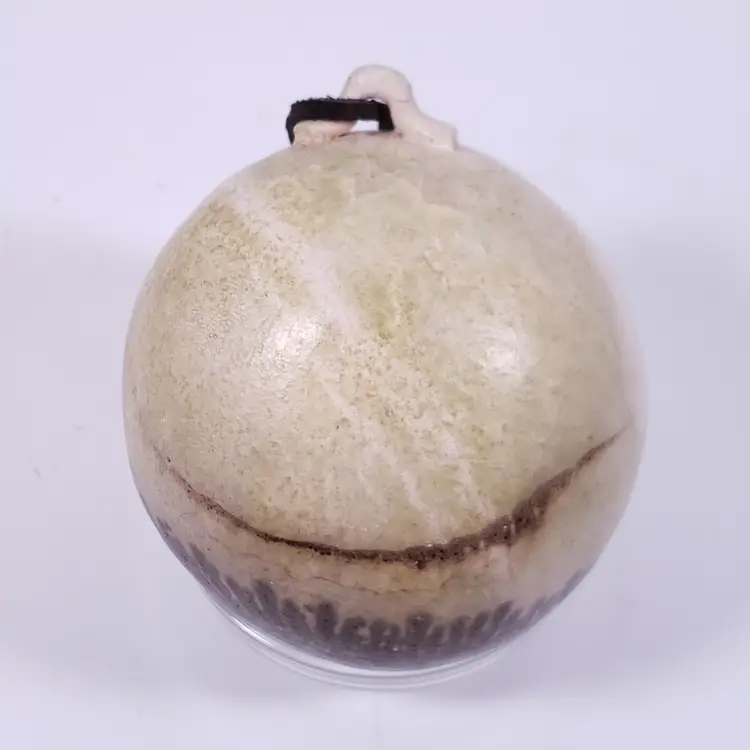 Hand Crafted NATIVE AMERICAN Southwest Horse Hair Pottery SPHERE ORNAMENT SET