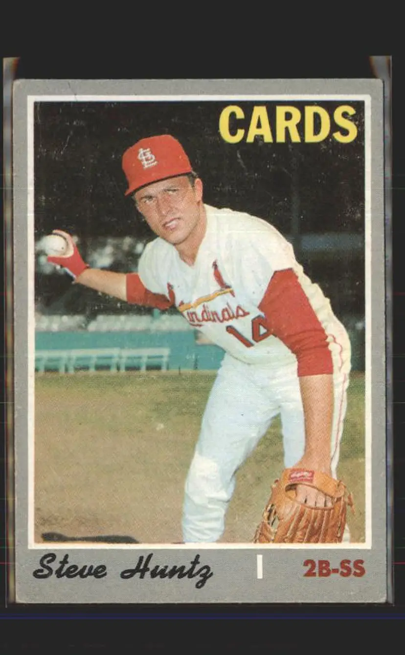 Steve Huntz 1970 Topps #282 - () - St. Louis Cardinals