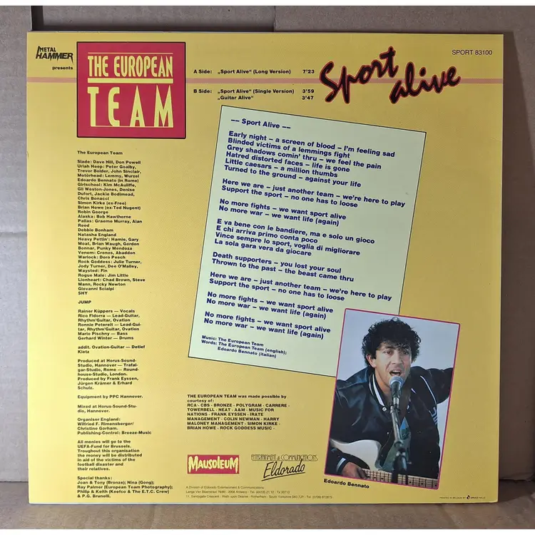 NWOBHM album Sport Alive Maxi-Single 45rpm various artists