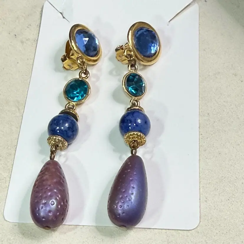 Express  Signed Pierced Earrings