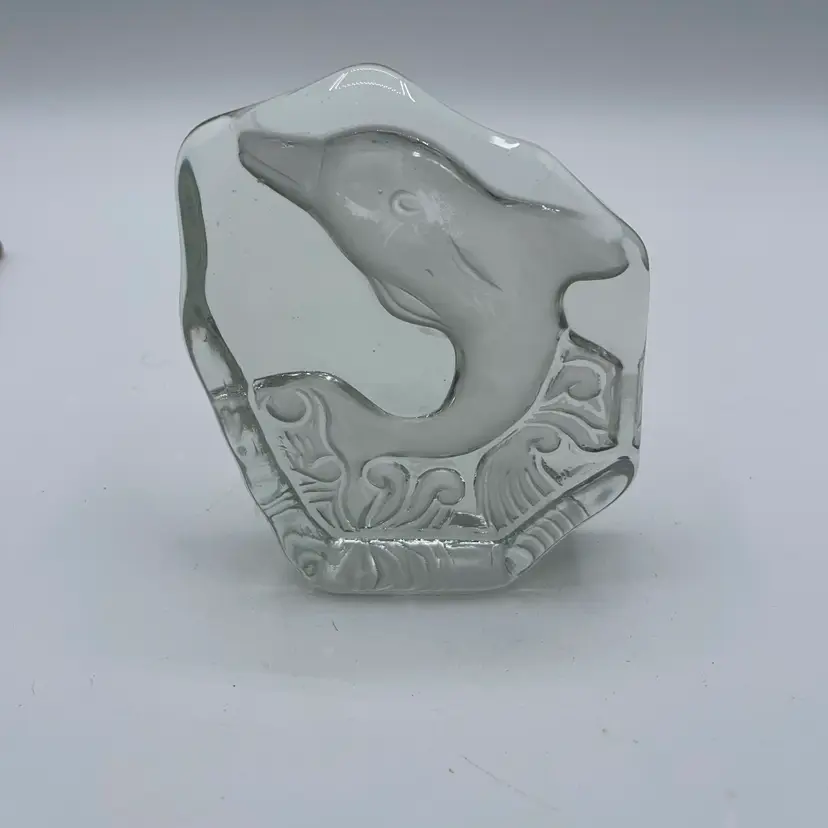 dolphin Paperweight Flat 3.5”