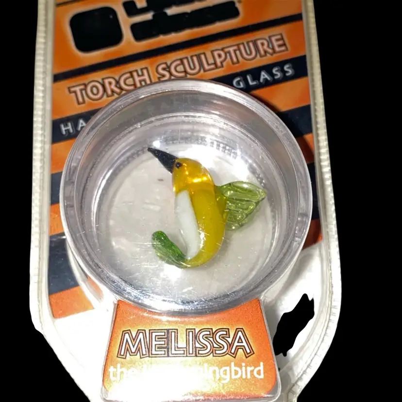 33% Off Sale- Limited Edition Looking Glass Torch Sculpture Melissa The Hummingbird  Front And Back Photos (was $12)