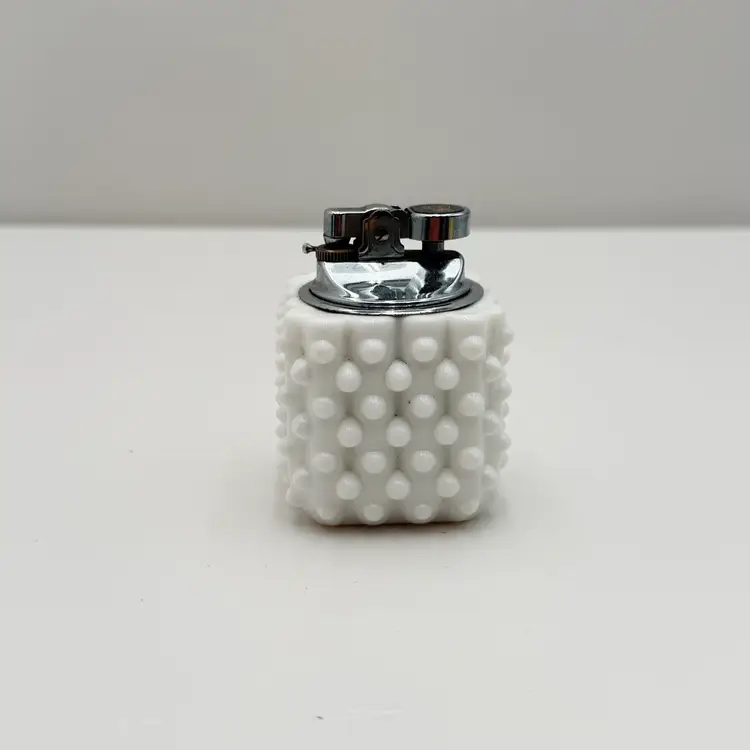Fenton Hobnail Square Vintage Table Lighter