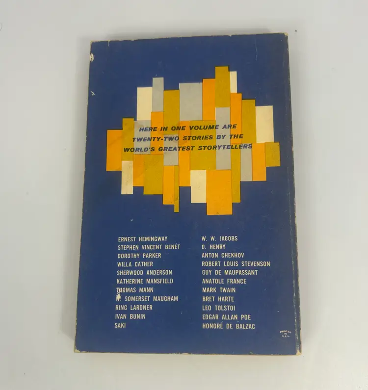 Vintage 'A Pocket Book of Short Stories' Paperback Book Washington Square Press 1961