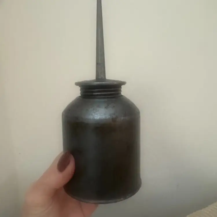 Vintage Oil Can With Long Spout 8”