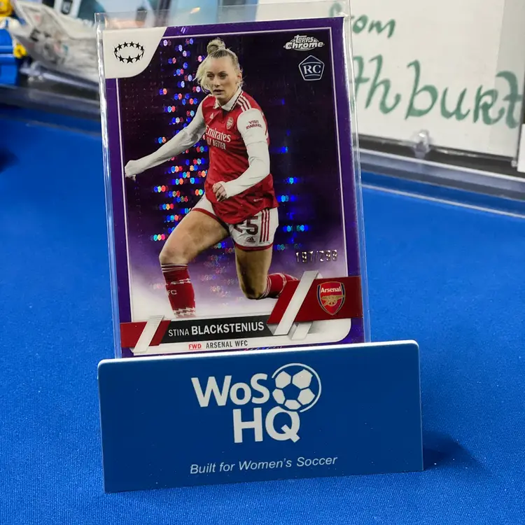 Stina Blackstenius 2022/23 Topps Chrome UWCL Purple /299
