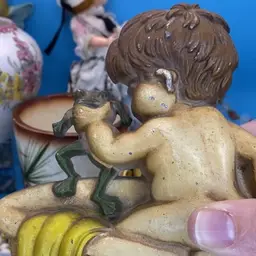 Metal bathroom, decor