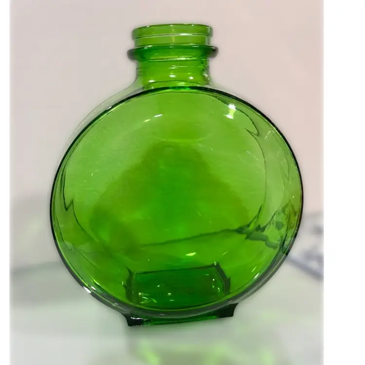 Vintage Sunsweet Green Duraglass Prune Juice Bottle