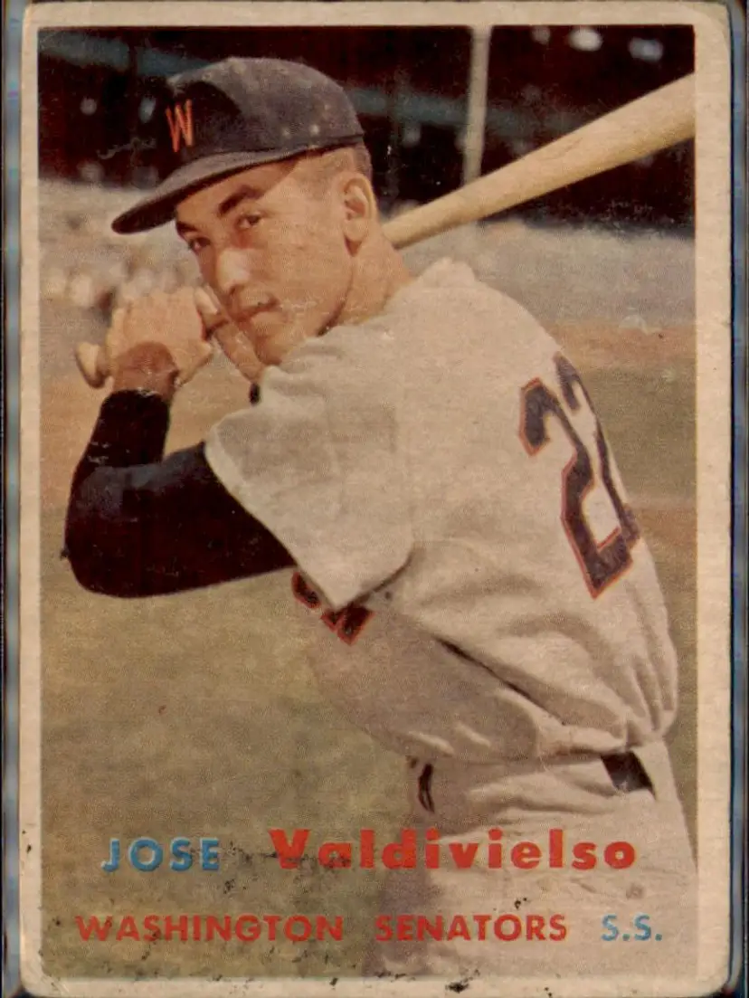1957 Topps #246 Jose Valdivielso - ( pk1 ) - Washington Senators