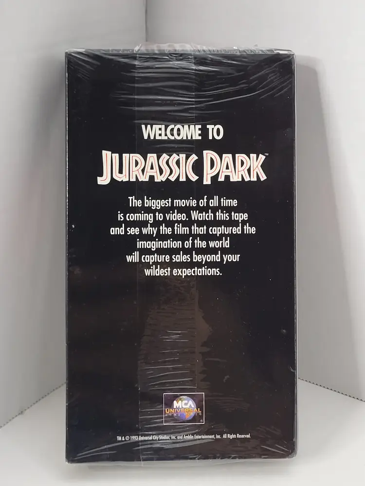 1993 Jurassic Park Promotional Reel VHS Sealed