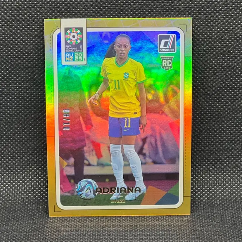 Adriana 2023 Donruss Women’s World Cup Gold /10 Soccer Card