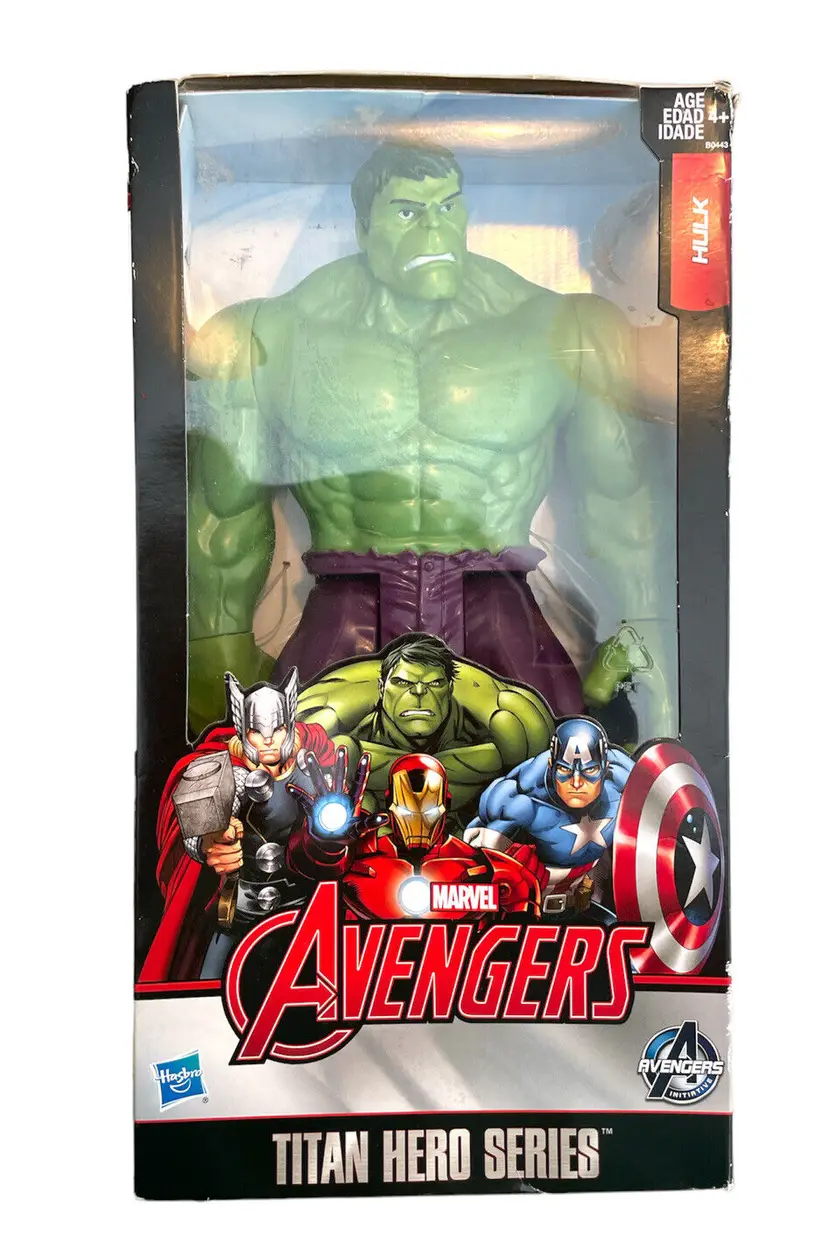 HULK HASBRO MARVEL AVENGERS TITAN 12" HERO SERIES FIGURE TOY 2014 in box