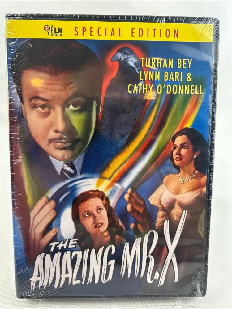 The Amazing Mr X - 1948 (DVD, 2021) Film Noir Horror NIB NEW SEALED