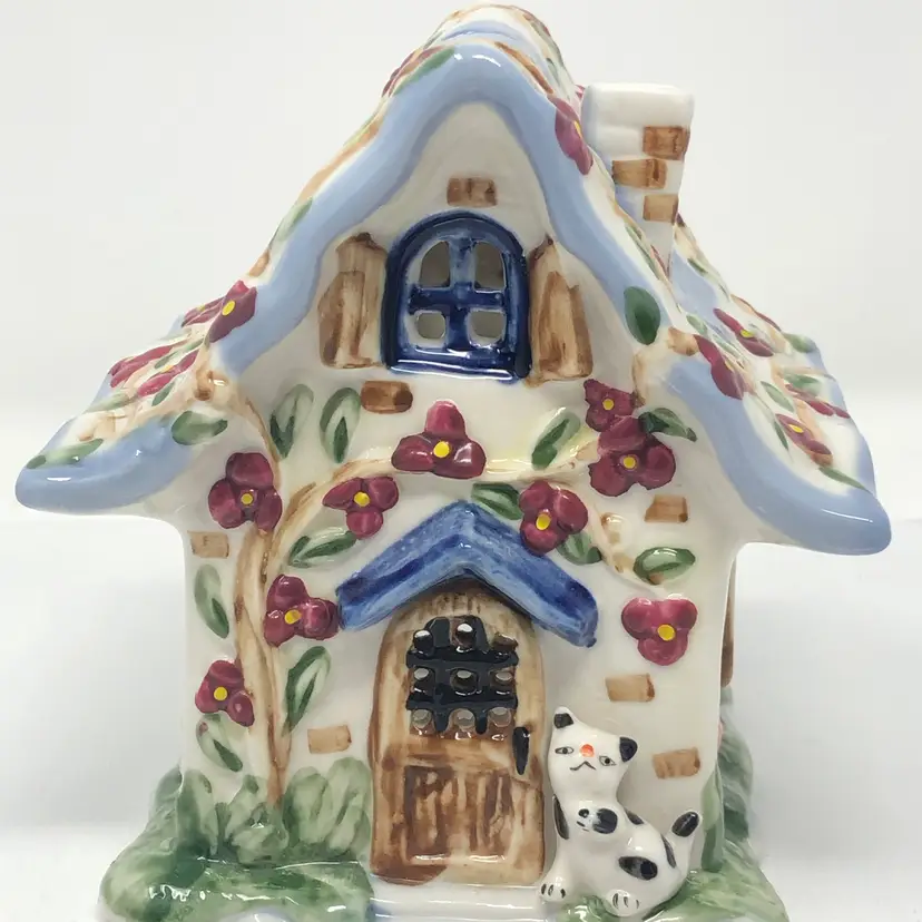 Kitty Cat House Votive Holder